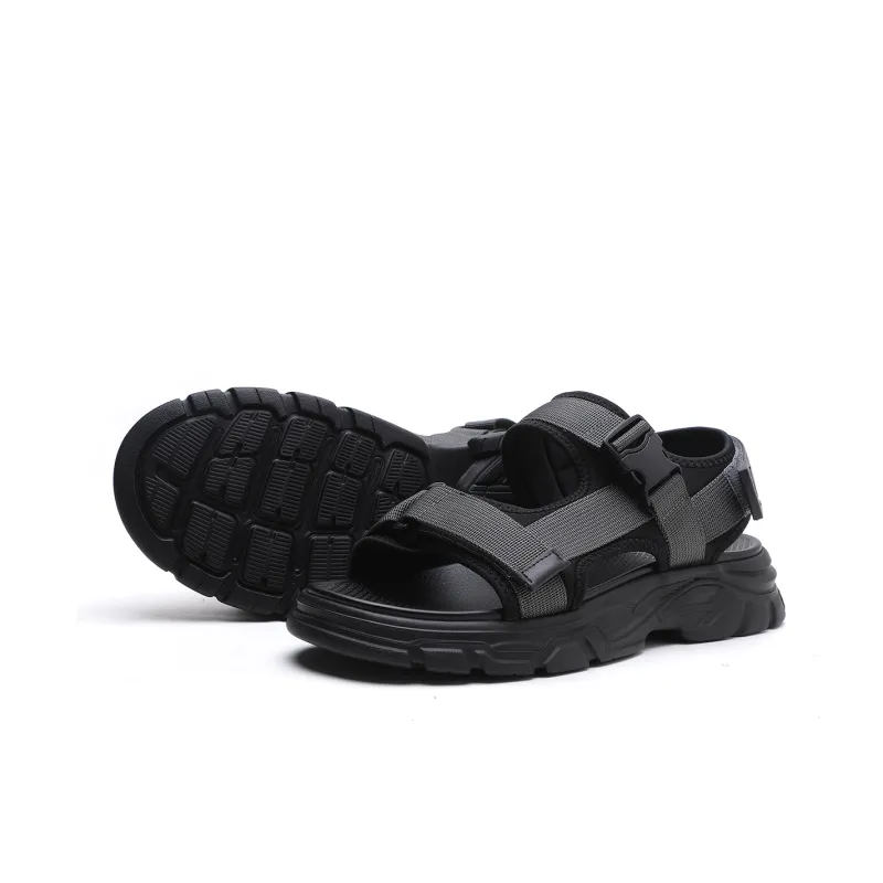ELLE HOMME Beach Sandals Men's Gray-3
