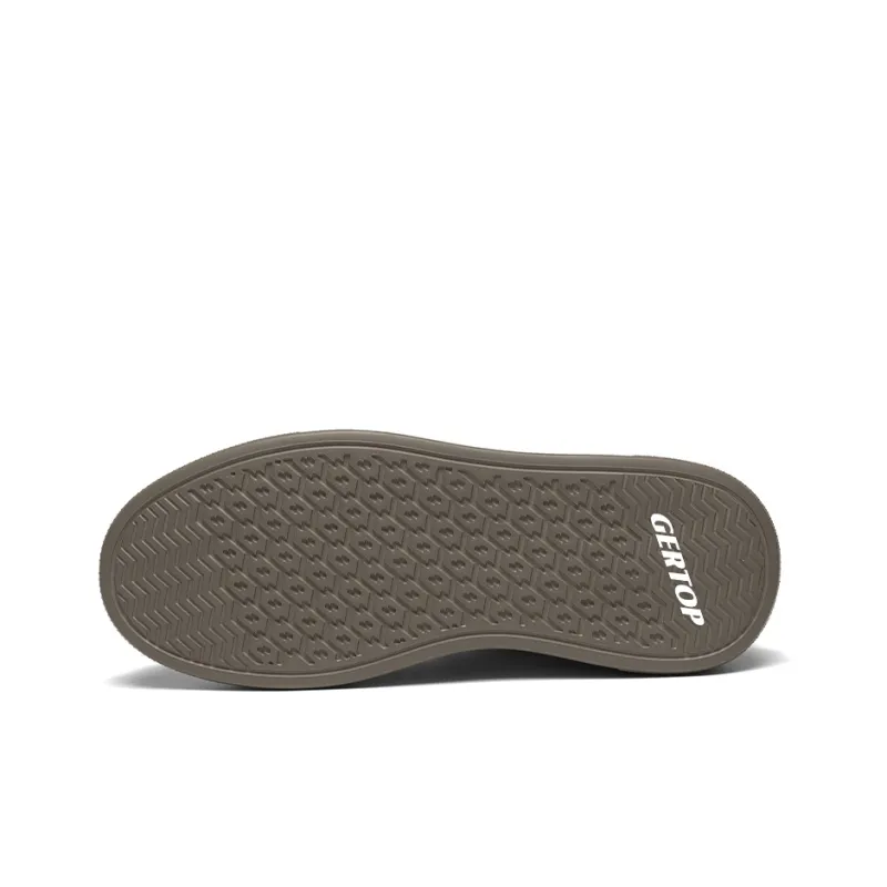 GERTOP Anti-Slip And Wear-Resistant Lightweight Height Increasing Low-Top Skateboard Shoes Men's-10