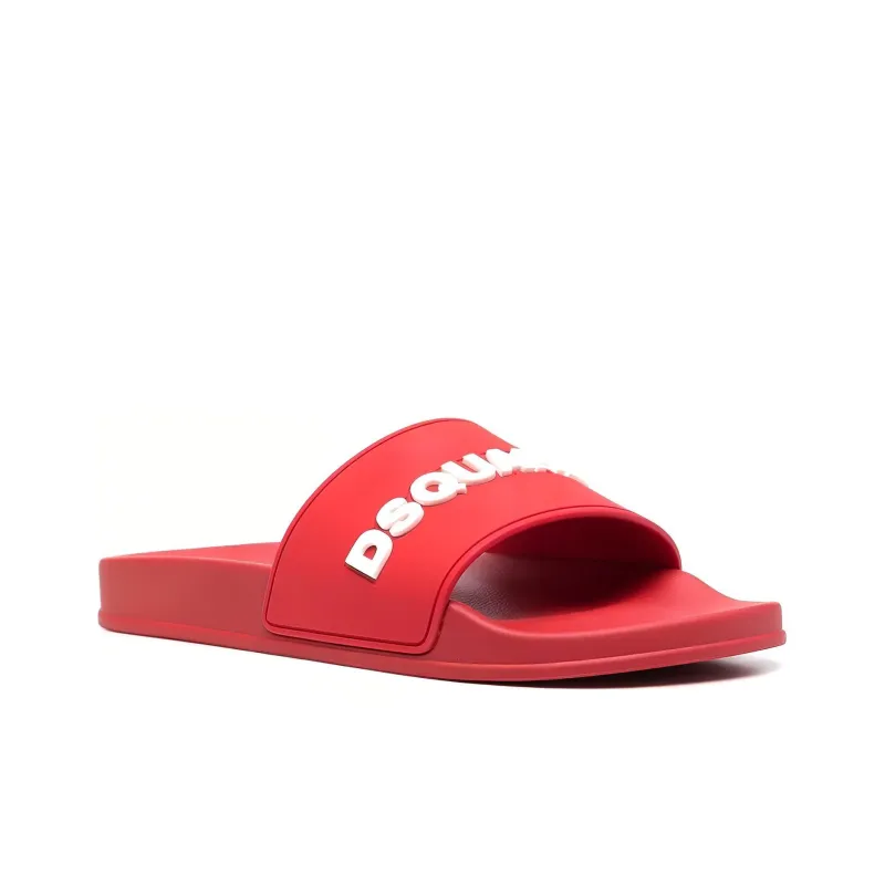 DSQUARED2 Logo print Sliders-2