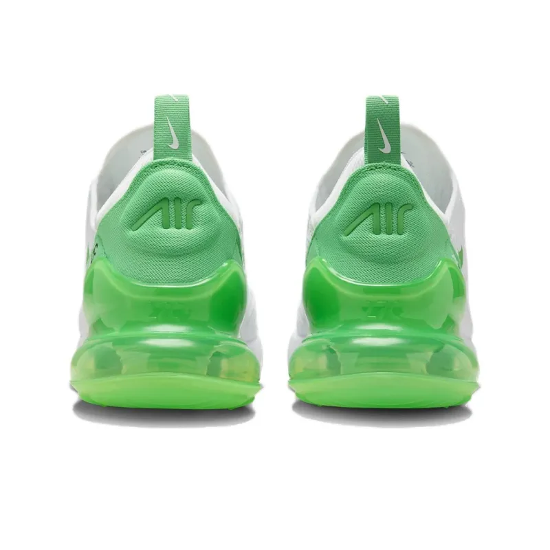 Nike Air Max 270 White Green Shock White Black Women's-4