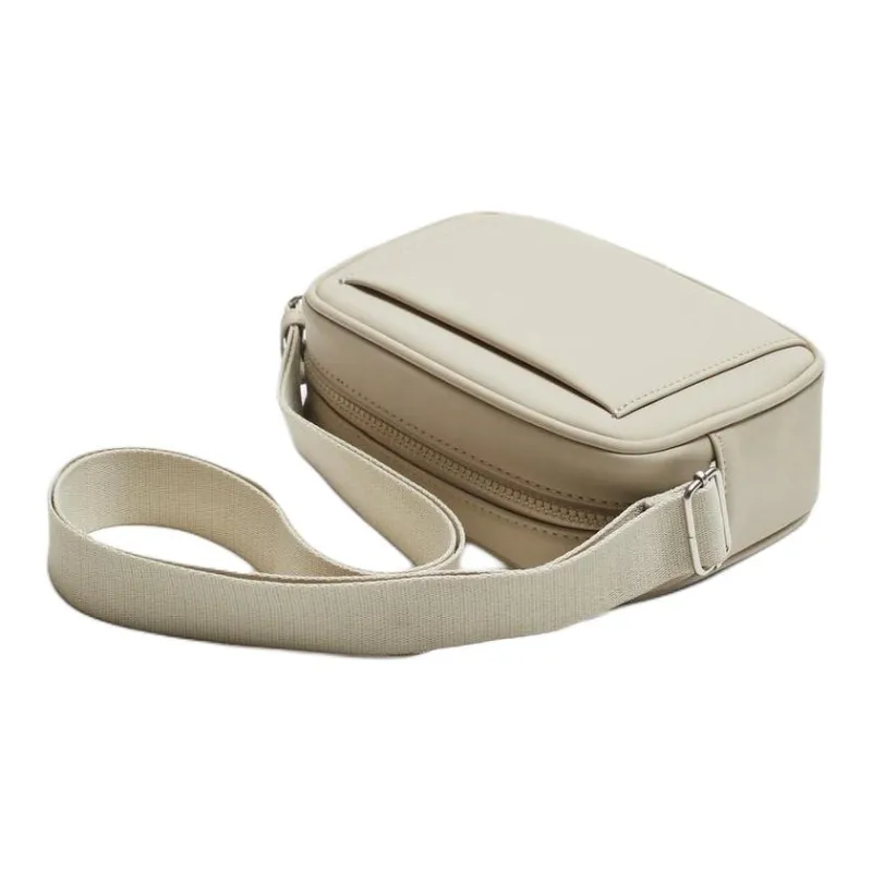 ZARA PU Crossbody Bag, Shoulder Bag Men's Pearl Gray-1