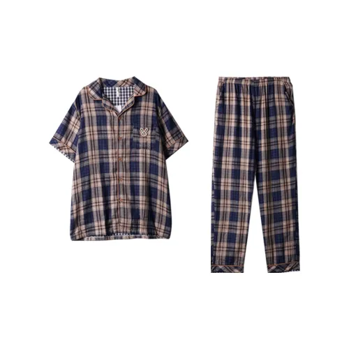 Dorame Pajama Set Men's Dark Blue