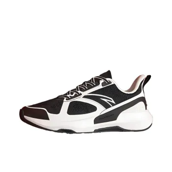 Anta Anti Slip Wear Resistant Low Top Training Shoes Women's Black White