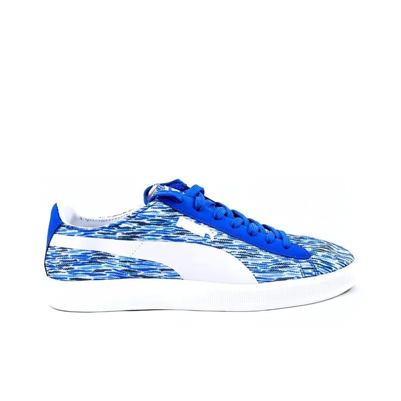 PUMA Archive Lite Lo Coverage Lightweight Breathable Low-Top Skateboard Shoes Men's White Blue-1