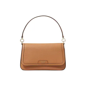 Kate Spade Hudson Litchi Grain Leather Portable Crossbody Bag Shoulder Bag Women's Brown