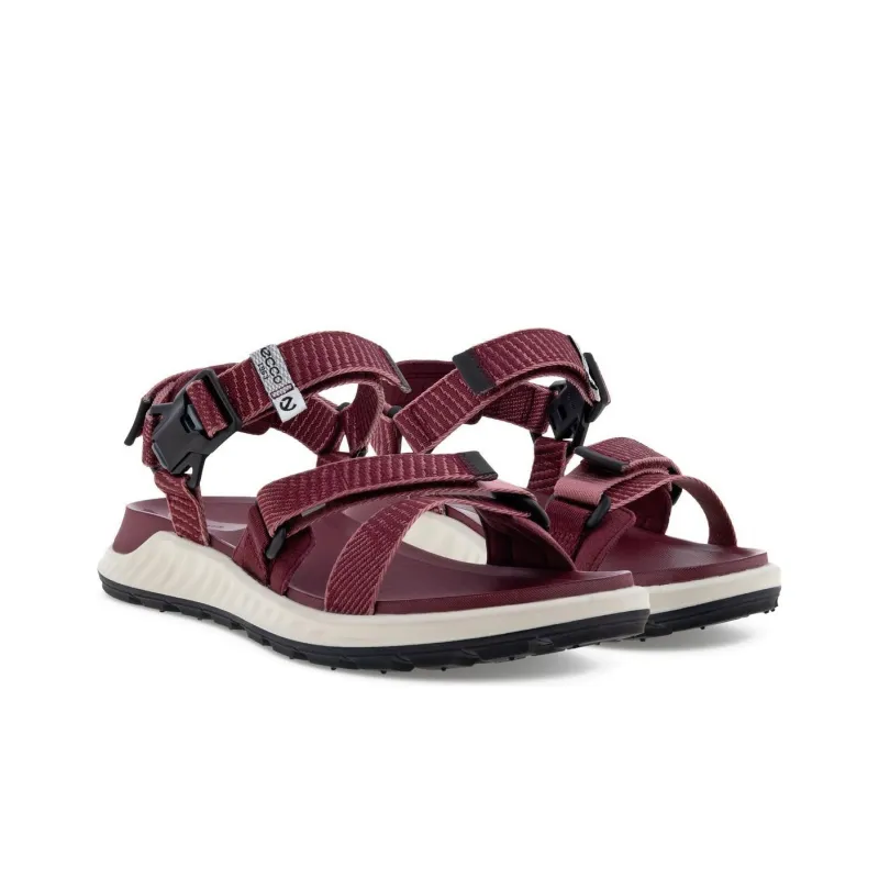 Ecco EXOWRAP W Beach Sandals Women's Burgundy-3