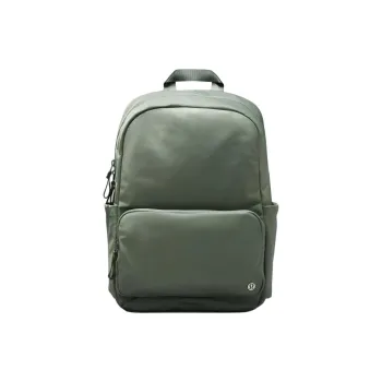 Lululemon Everywhere Nylon Backpack Regular Unisex Gray Eucalyptus