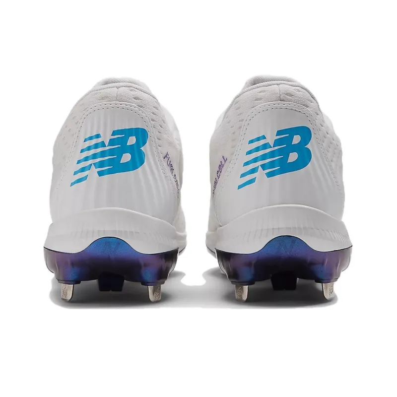 New Balance NB FuelCell 4040v7 Cushioned Wear Resistant Slip Resistant Low Top Training Shoes Men's White Blue Purple-4