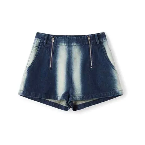 Lost In Echo Denim Shorts Women's Acid Wash Denim