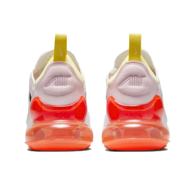 Nike Air Max 270 White Bright Crimson Women's-4