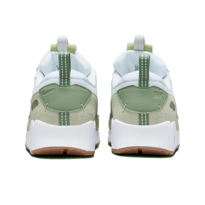 Nike Air Max 90 Futura White Olive Aura Gum Medium Brown Oil Green Women's-4