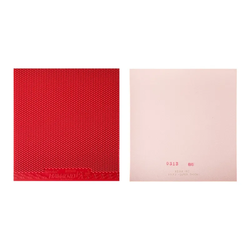 NITTAKU NR 8589 Table Tennis Rubbers Long Pips Rubber Fast Attack Combined With Loop Compatibility Upgraded, Adults Red-0