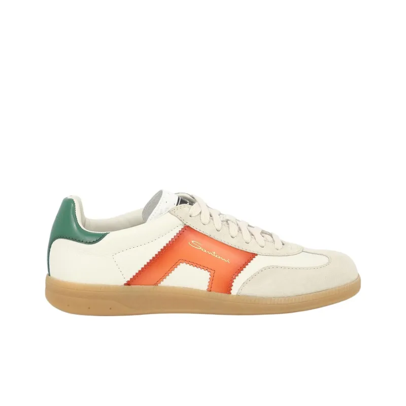 Santoni Colourblock Panelled Sneakers-1