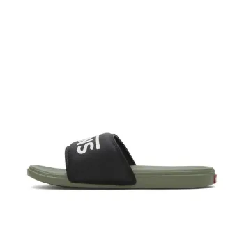 Vans La Costa Slide Slippers Women's Black Green