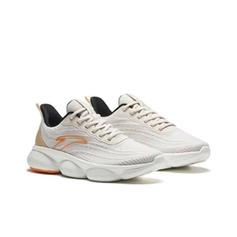 Anta Urban Running Durable Breathable Low-Top Running Shoes Men's Muddy Sandy Gray-1