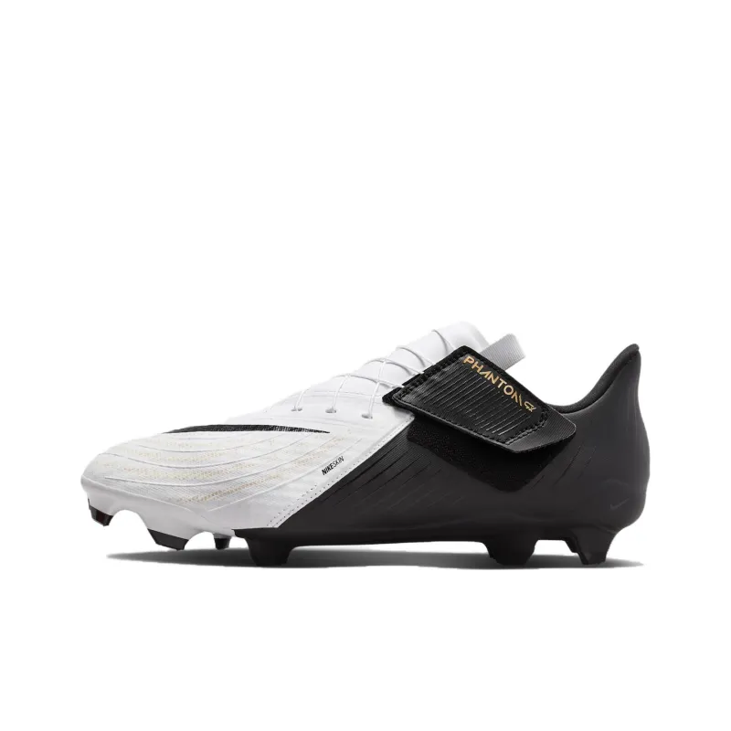 Nike Phantom GX 2 Academy EasyOn MG 'White Black Metallic Gold'-0