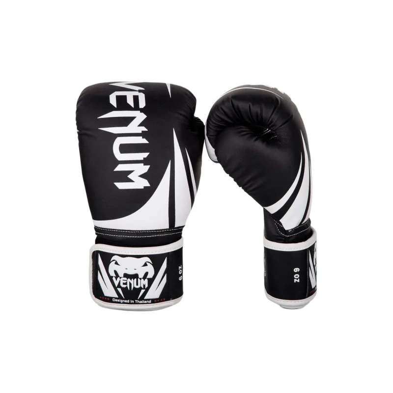 VENUM Boxing Gloves PU Black White-0