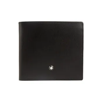 MONTBLANC Meisterstuck Cow Leather Wallet Men's Black