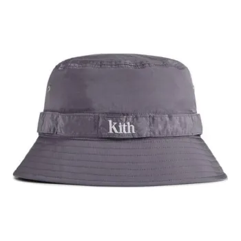 KITH Wrinkle Nylon Serif Bucket Hat Hat