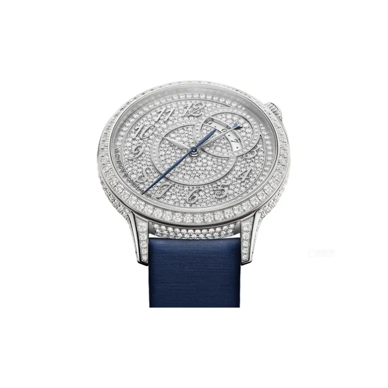 VACHERON CONSTANTIN ÉGÉRIE Automatic Mechanical Movement Women's Watch 35mm White Dial Genuine Leather Strap-3