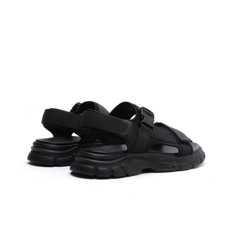 ELLE HOMME Beach Sandals Men's Black-3