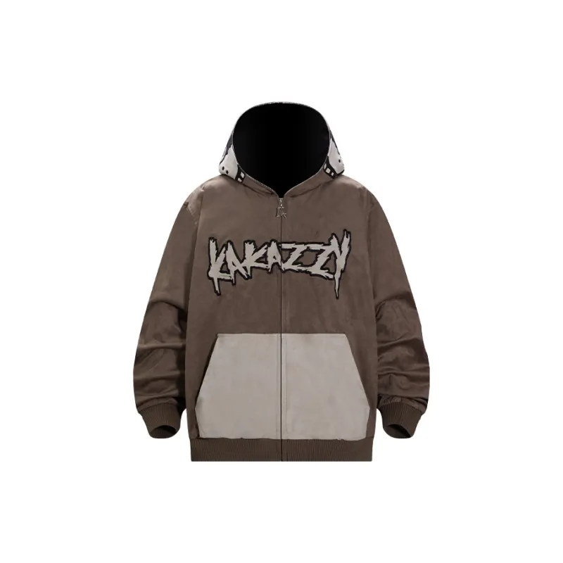 KAKAZZY Sweatshirts Unisex Brown-3