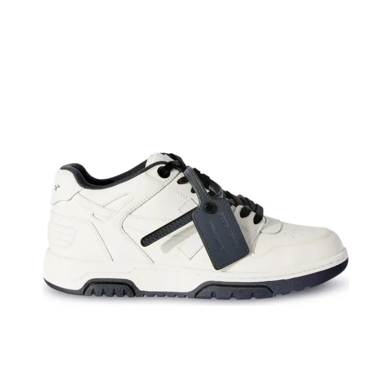 OFF WHITE Low Top Skateboard Shoes Women's White-1