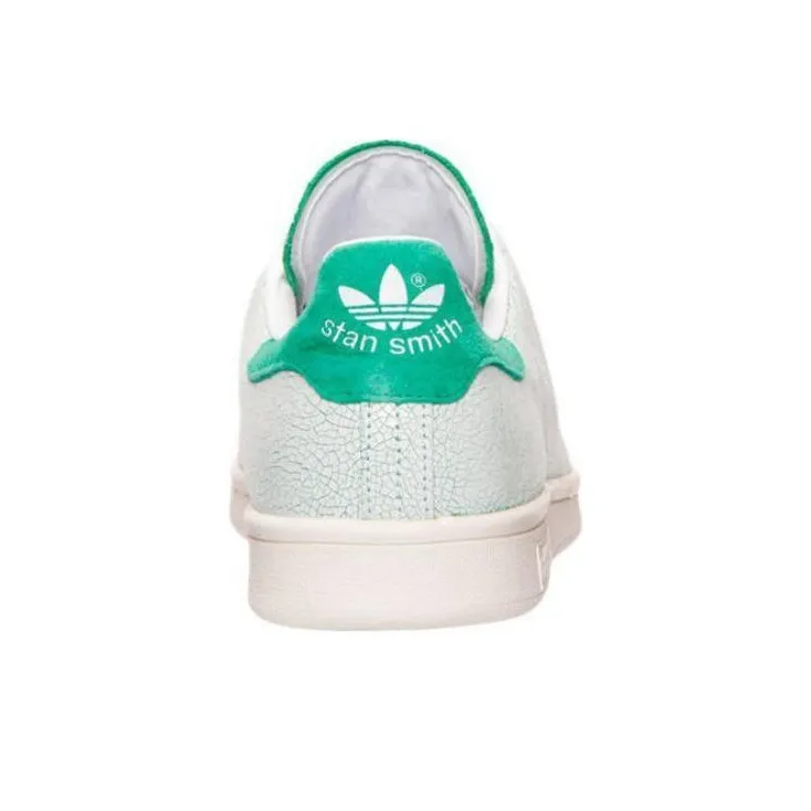 Adidas Stan Smith Low Top Skateboard Shoes Unisex White Green-4