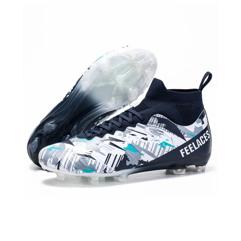 FEELACES Soccer Shoes Unisex Ice Sharp White, Pink Climb 1.0-3