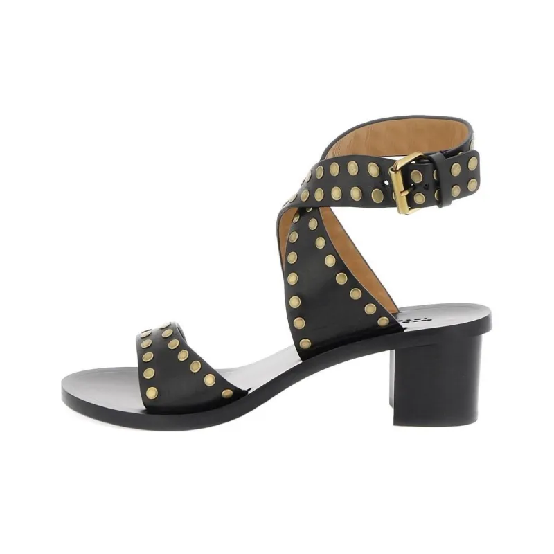 ISABEL MARANT Jillin 50mm Leather Sandals-0