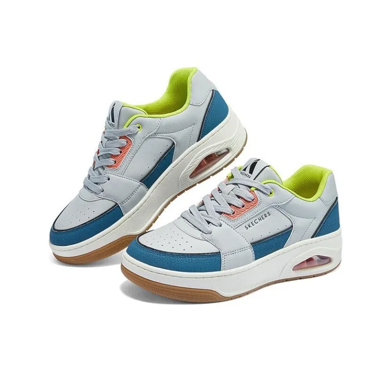 Skechers Cushioning Wear Resistant Low Top Skateboard Shoes Men's Gray-2