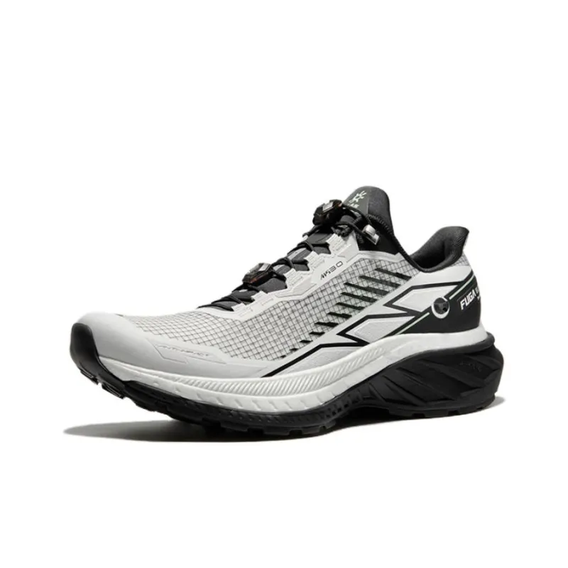 KAILAS FUGA Anti Slip Wear Resistant Low Top Trail Running Shoes Men's Cloud White/Ink Black-1