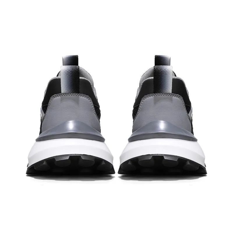 YEARCON Casual Shoes Men Low Top White/Green, Black/Gray-9