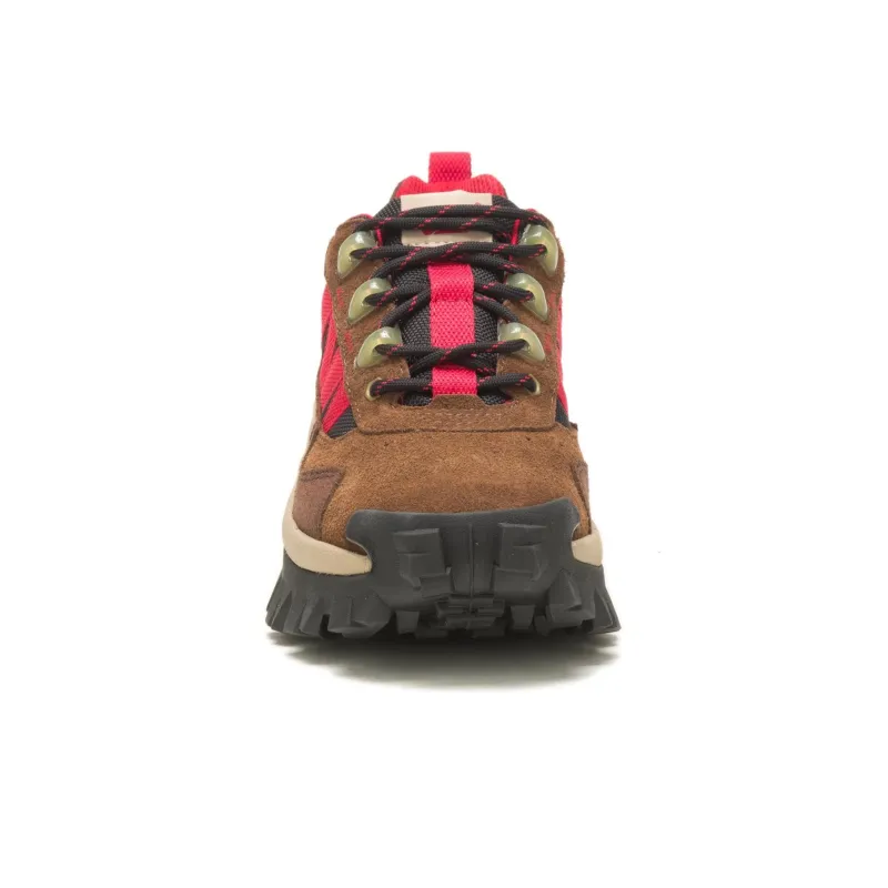 CAT Intruder Beta Slip-Resistant Outdoor Shoes Unisex Brown Black Red-1