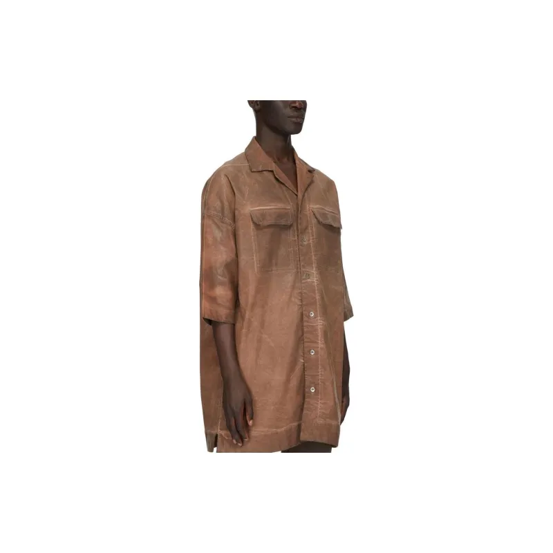Rick Owens DRKSHDW Magnum Tommy Waxed Shirt-2