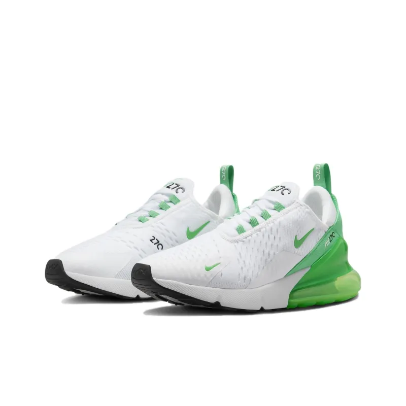 Nike Air Max 270 White Green Shock White Black Women's-2