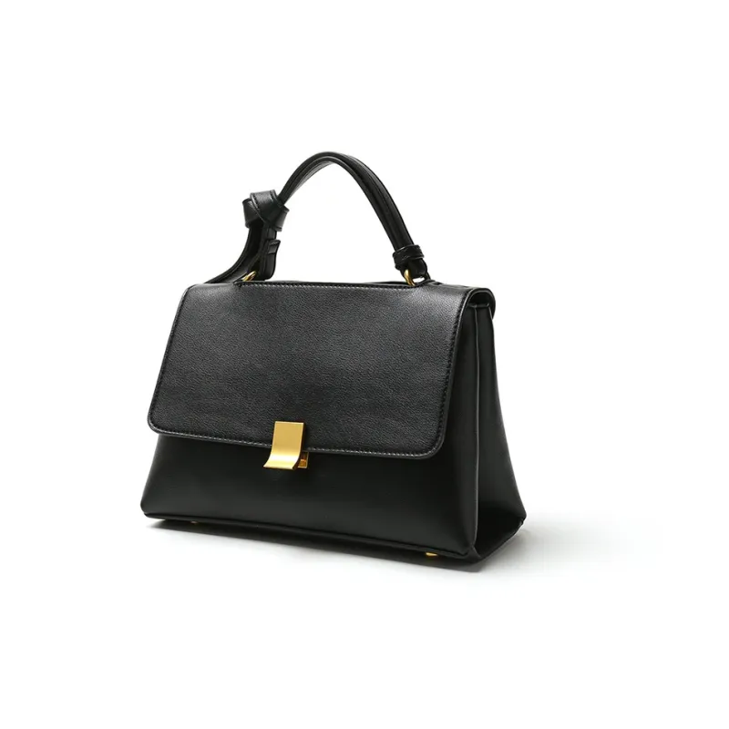 Carksky Cow Leather Shoulder Bag Crossbody Bag Handbag Regular Women's White/Black/Yellow/Blue/Brown/Khaki-4