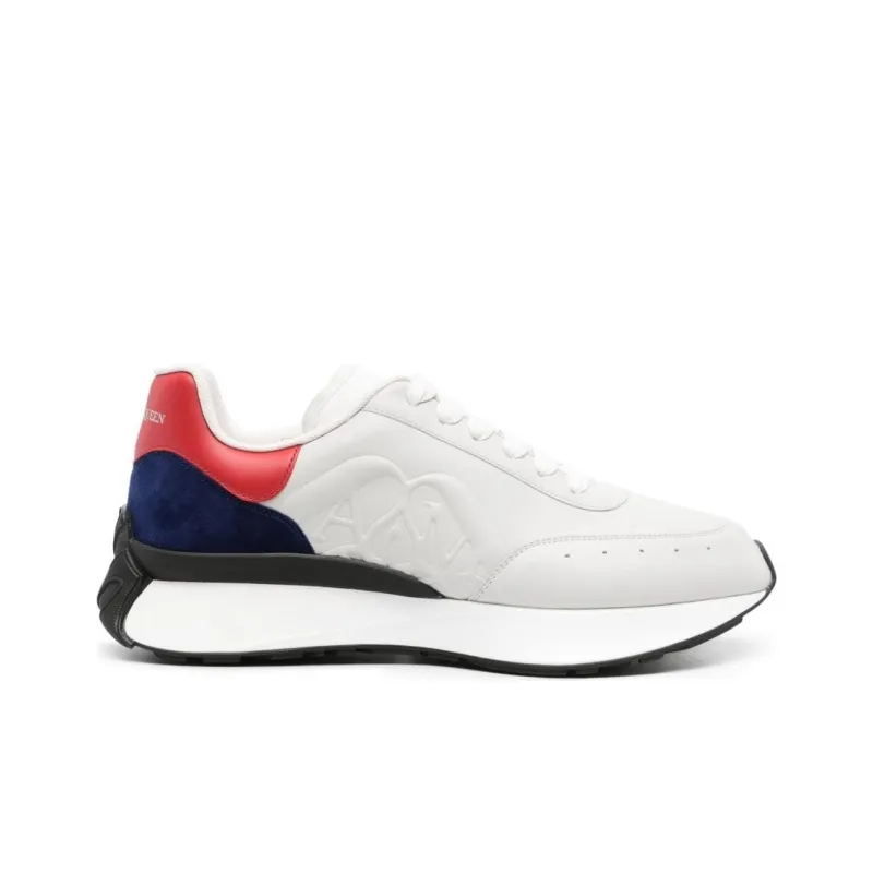 Alexander McQueen Sprint Runner Sneakers 'White Black Red'-1