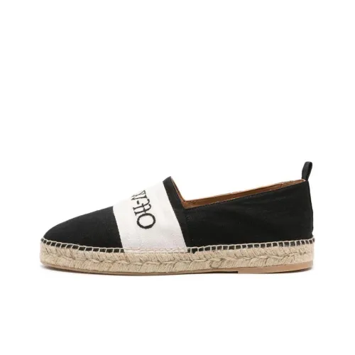 OFF-WHITE Bookish Linen Espadrilles