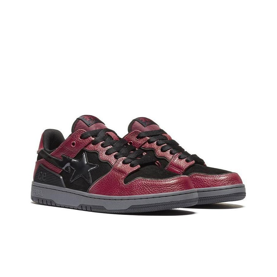 BAPE a BATHING APE Bape SK8 Sta Red Black US M 8 - Cheap Rcj
