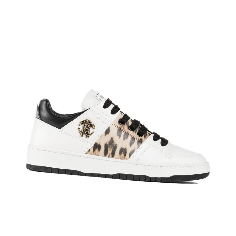 Roberto Cavalli Low-Top Skateboard Shoes Women's White-1