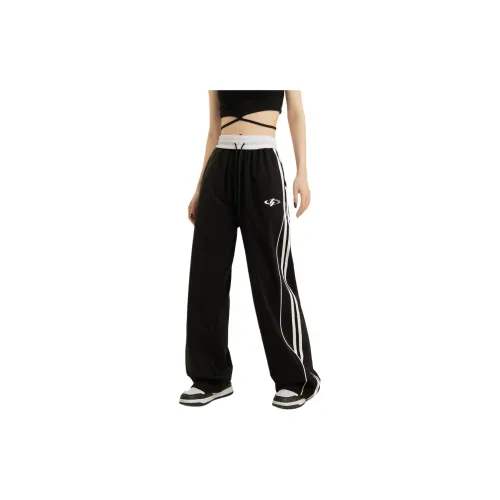 HUFFNPUFF Casual Pants Women's Black