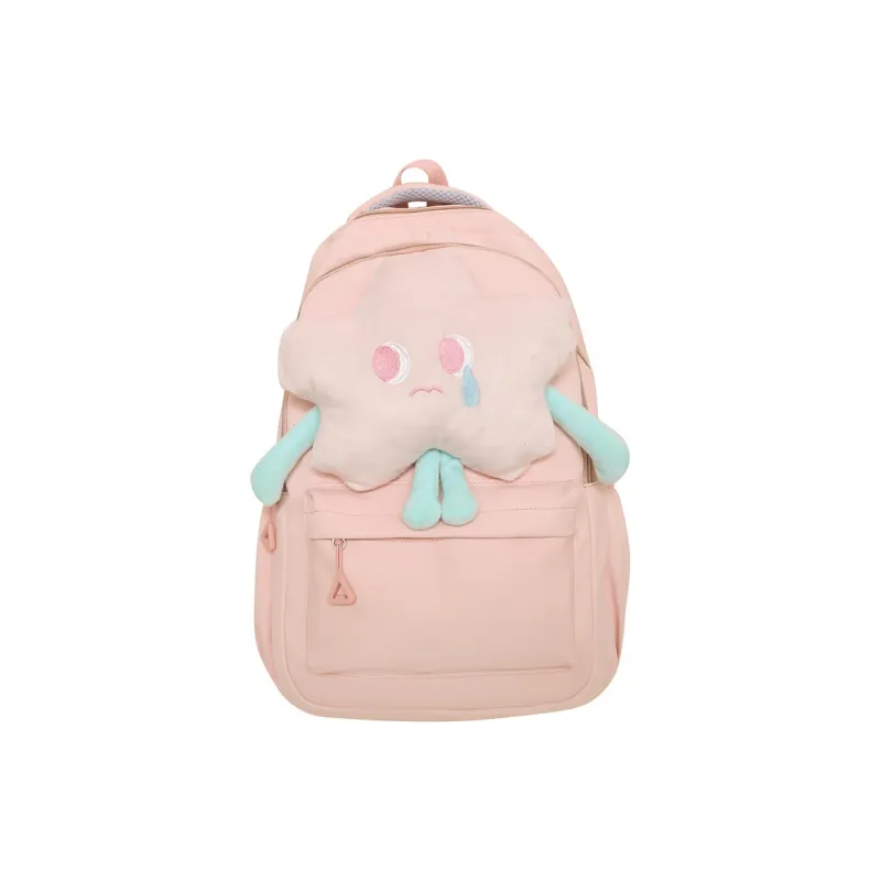 FAMAN Nylon Backpack Regular Women's Multicolor-2