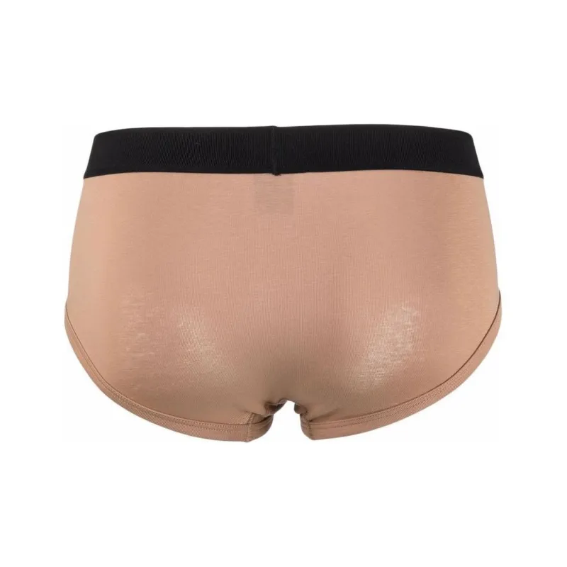 TOM FORD Logo print Briefs-1
