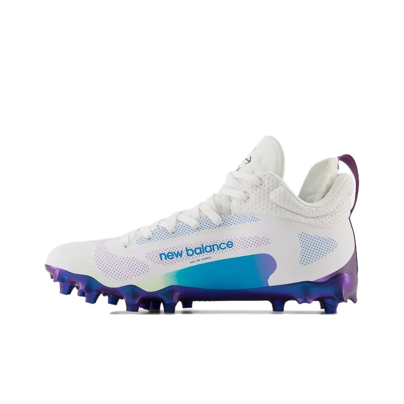 New Balance FreezeLX V4 Cushioning Wear Resistant Low Top Training Shoes Unisex White Blue Purple-0