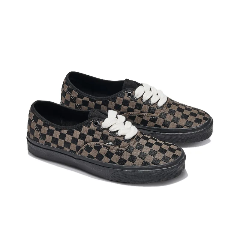 Authentic Vans 'Embroidered Checkerboard Black'-1
