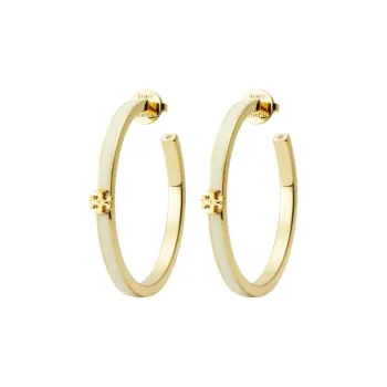 TORY BURCH Logo Plaque Earrings