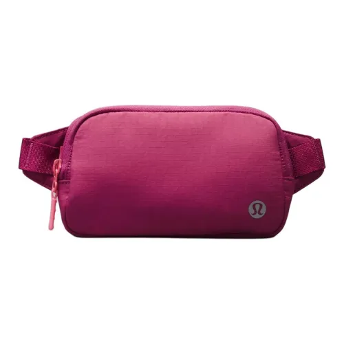 Lululemon Fanny Packs Washable Light Purple With Cherry Blossom Pink Accents