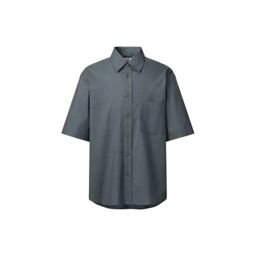 UNIQLO U Collection Shirts Men Dark Gray