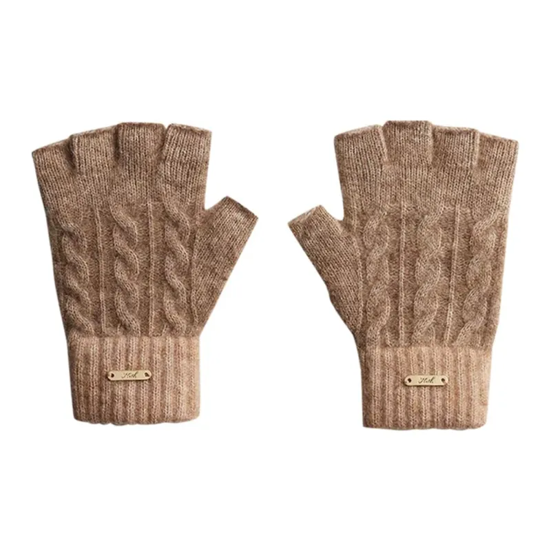 KITH KITHmas Cable Knit Fingerless Gloves-0